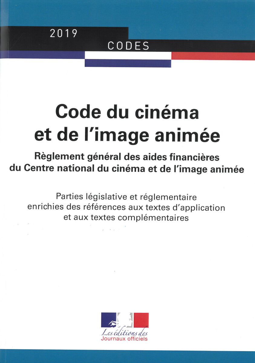 Code du cinéma et de l'image animée | vie-publique.fr
