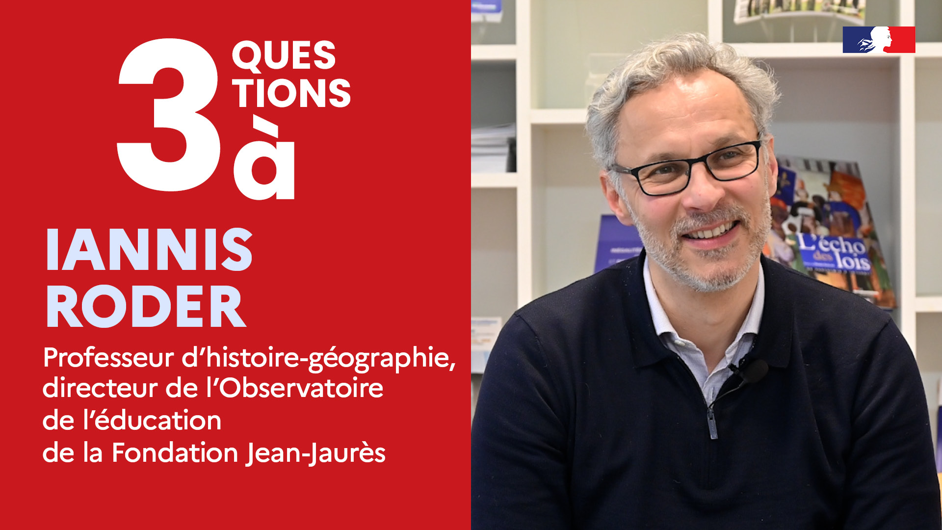 Enseignant, une profession en crise, Iannis Roder | vie-publique.fr