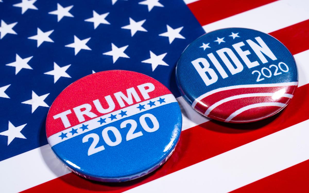 Pin's personnalisés des candidats Trump, Biden